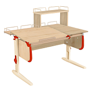парта дэми сут-25-01д1 120 см раздельная с задней приставкой и надстройкой Дэми СУТ-25-01Д1