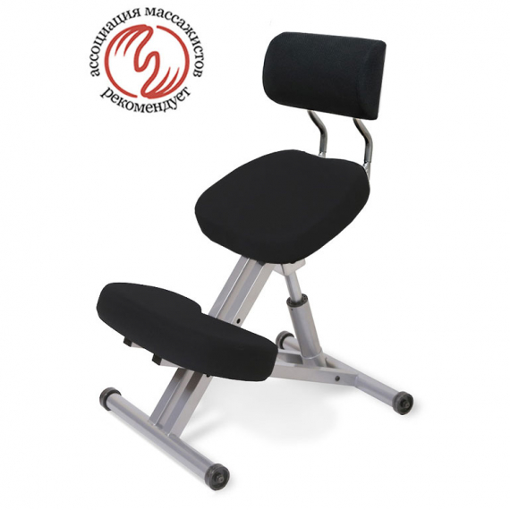 Стул Smartstool KM01B со спинкой и газлифтом (выставочный образец)